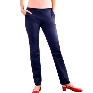 NWT Boden Bath Bi-Stretch 7/8 Trousers Pants Navy Blue Women's US size 10/UK 14